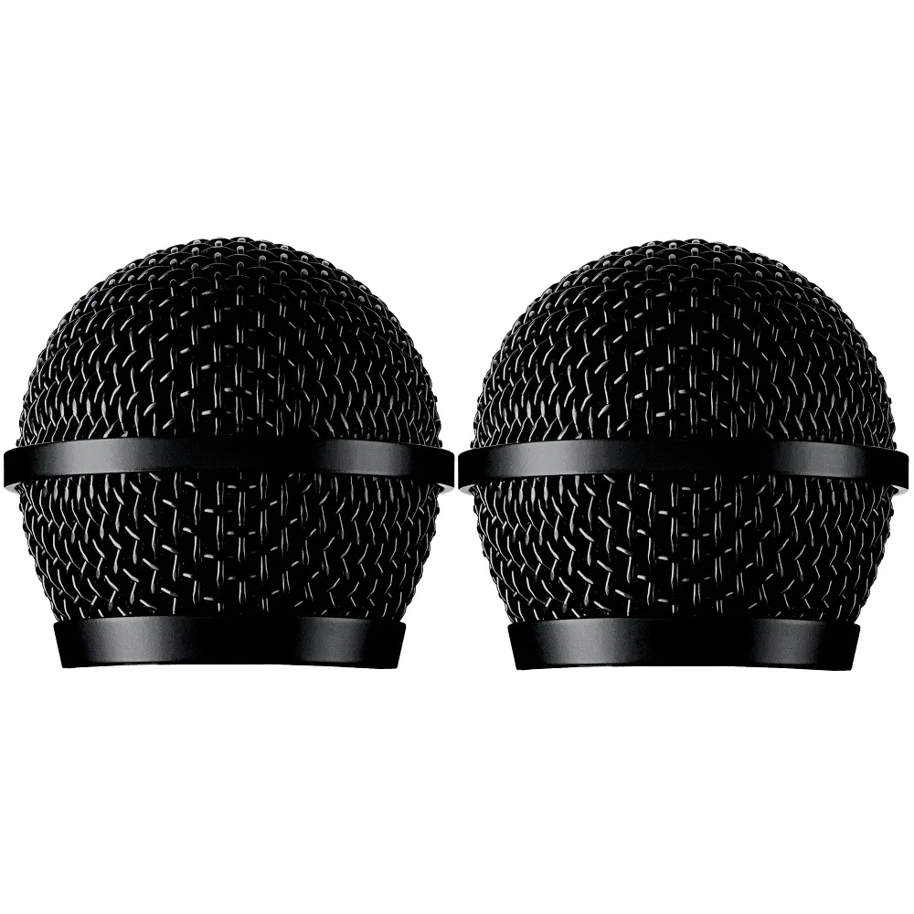 2 Pack PG58 Replacement Microphone Grille, For Shure BLX24/PG2 Vocal Mics Black