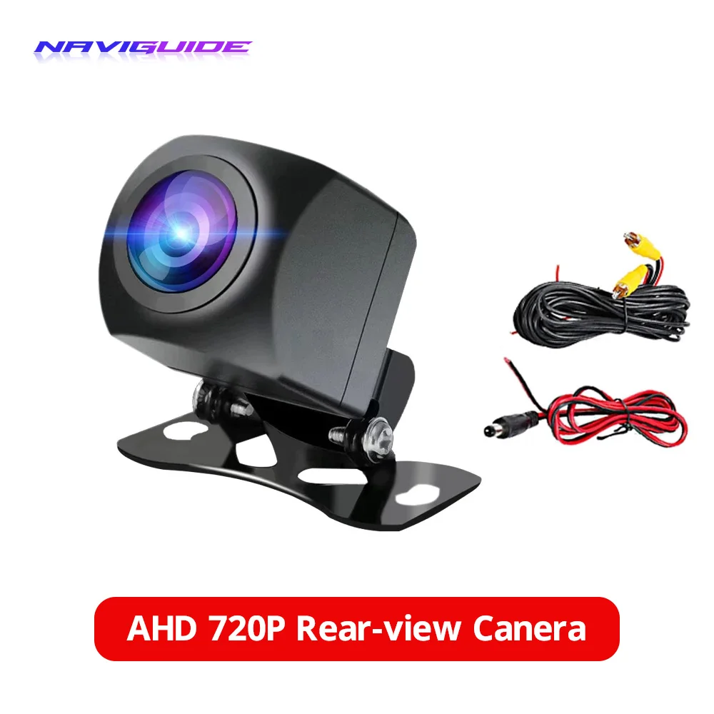 

NAVIGIDE Car Wide-angle Rear-view Camera Reversing Waterproof AHD 720P Ultra-clear Universal Rear View Camera For Android Radio