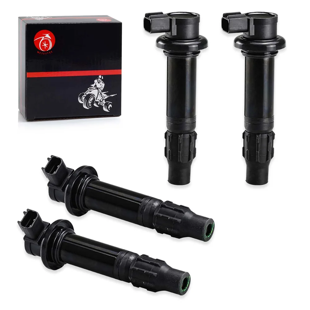 Ignition Coil 4 pcs Compatible with Yamaha YZF-R1 R1 2007 2008 4C8-82310-00-00