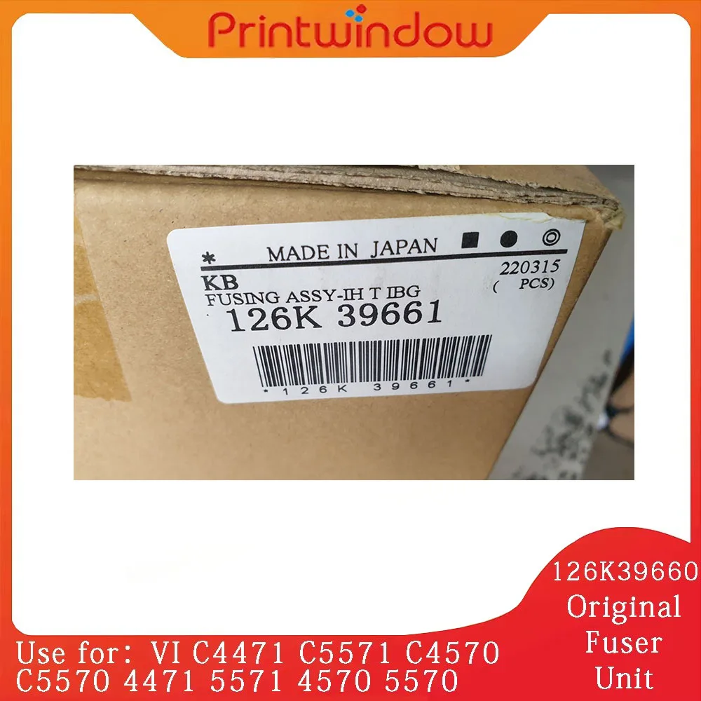 

126K39660 Original Fuser Unit for Fuji Xerox VI C4471 C5571 for FUJIFILM ApeosPort C4570 C5570 Fuser Assembly 126K39661