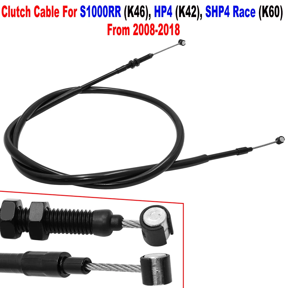 

For BMW S1000RR K46/ HP4 K42/ HP4 Race K60 2008-2018 Clutch Cable Wire Stainless Steel Clutch Pull Cable -Ref.OE 32738528803