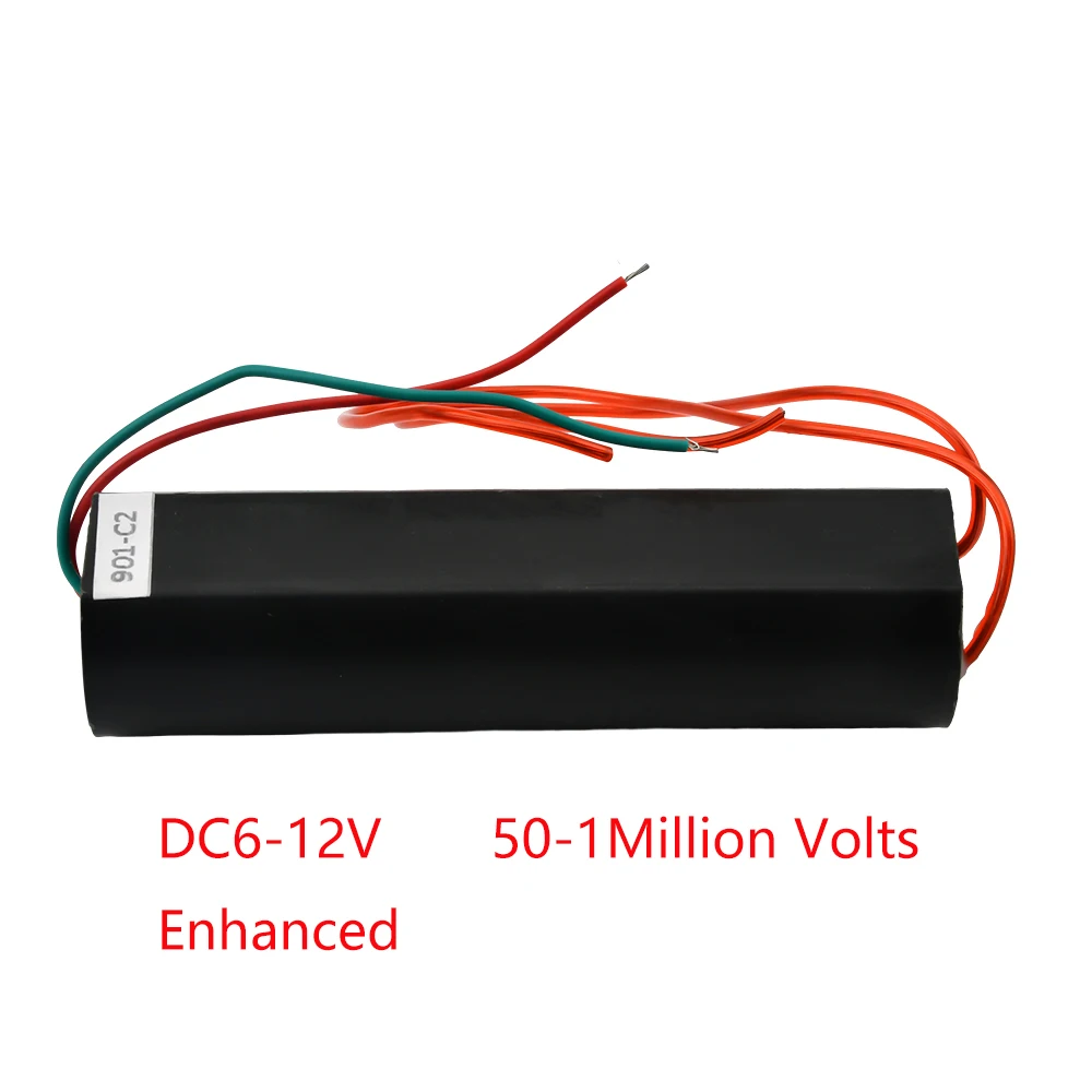 New Style DC3-6V/DC6-12V High Voltage Generator High Voltage Pulse Module Stable Performance 700KV/500-1,000,000 Volts Super Arc