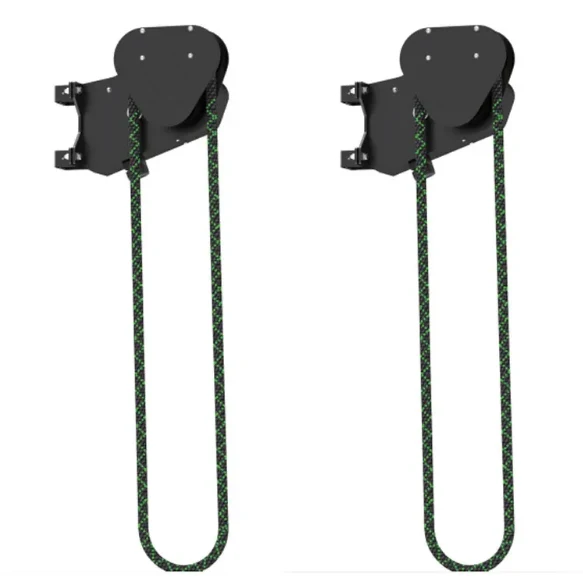 Station rotating rope training machine climbing rope