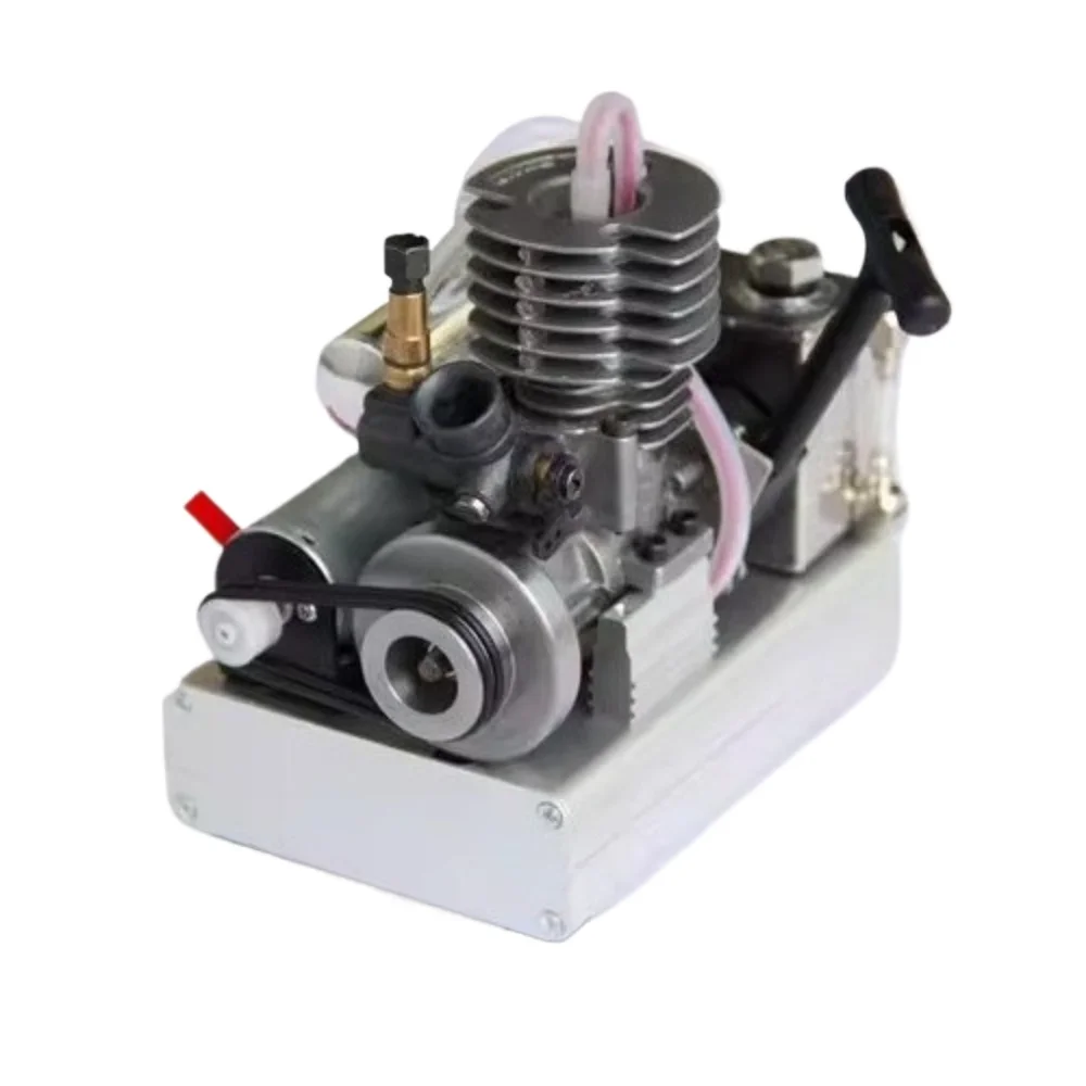 Miniature Gas Version Engine Model Single Cylinder Two Stroke, Air Cooled Pull-Start All-Metal Engine Model Toy