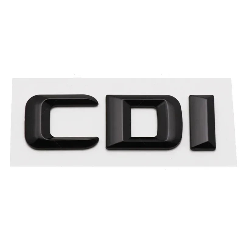 3D ABS Chrome Letters Car Styling Rear Trunk Badge CDI Emblem Logo For Mercedes E270 E280 S400 E220 ML320 GLK220 Car Accessories
