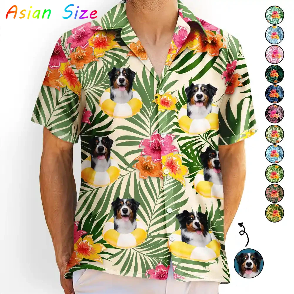 

Футболка унисекс с забавным 3D-принтом в виде кошки или собаки, в гавайском стиле, с короткими рукавами и отложным воротником, для пляжа, коллекция 2026