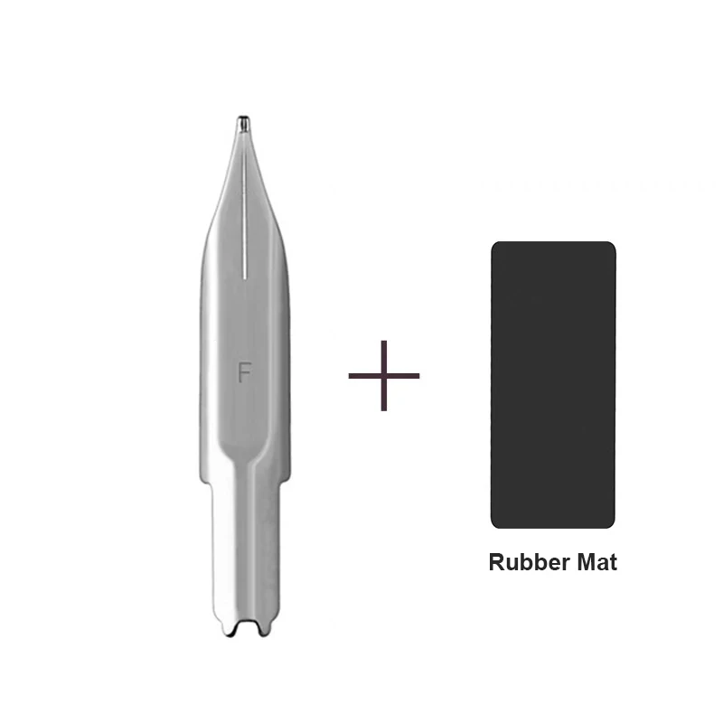 Replace EF/F Nib For MAJOHN A1/A2/A3 Press Resin Fountain Pens For Majohn A1 Ink Pen Accessories Writing Nib With Rubber Mat