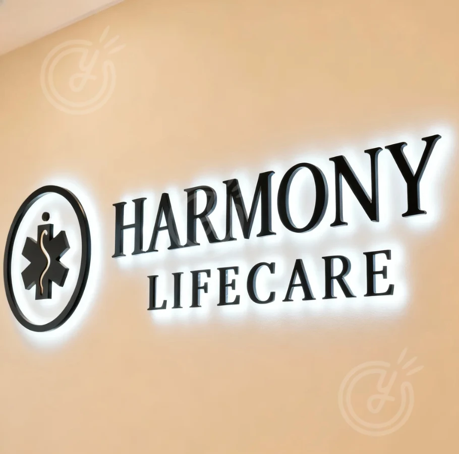 

Пользовательские уличные вывески с буквами, бизнес-логотип, металлическая подсветка, 3D-перед покупка, акриловая приемная, реклама, клиника, светодиодный неоновый дом, бар