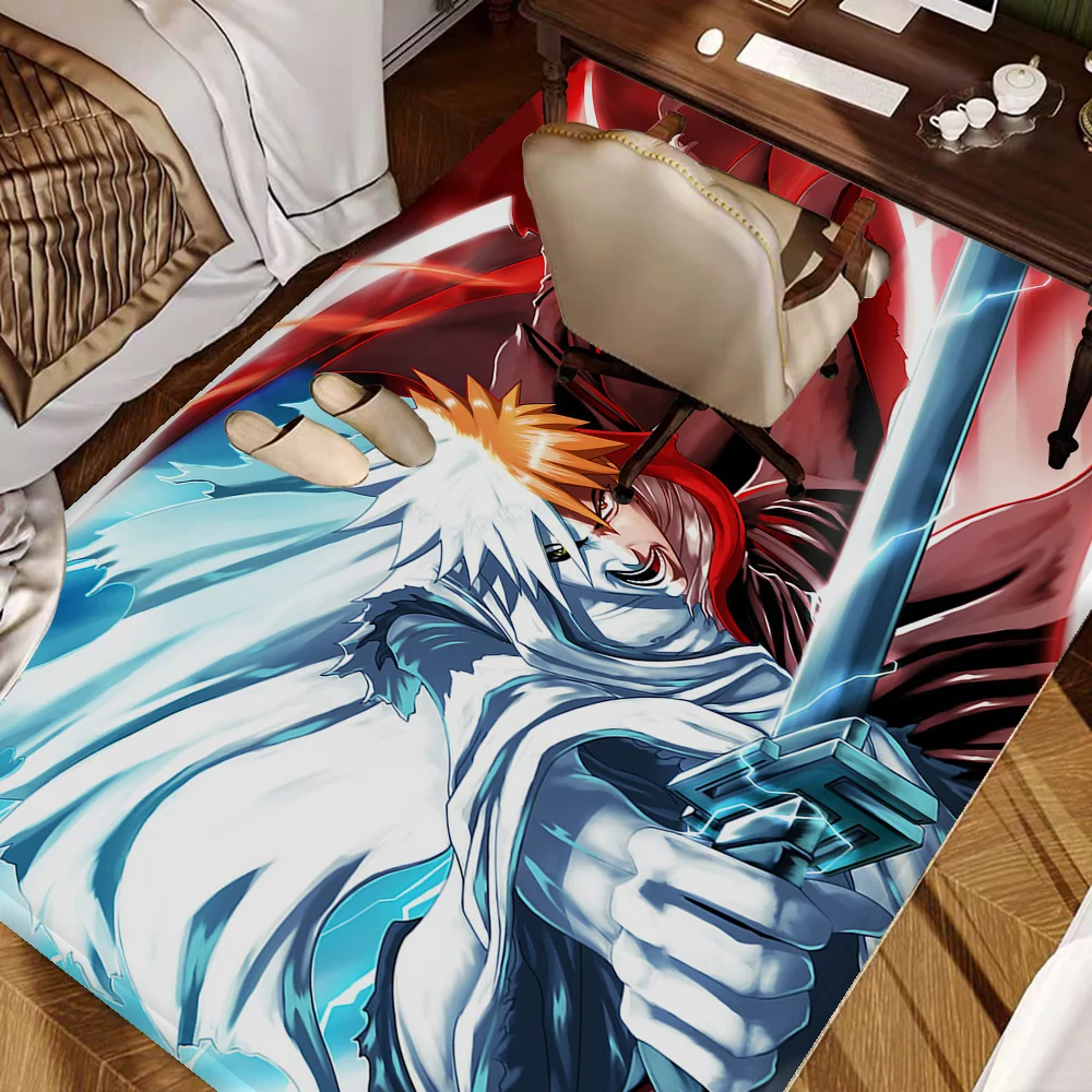 

Bleach Girl Floor Mat INS Style Soft Bedroom Floor House Laundry Room Mat Anti-skid Household Carpets