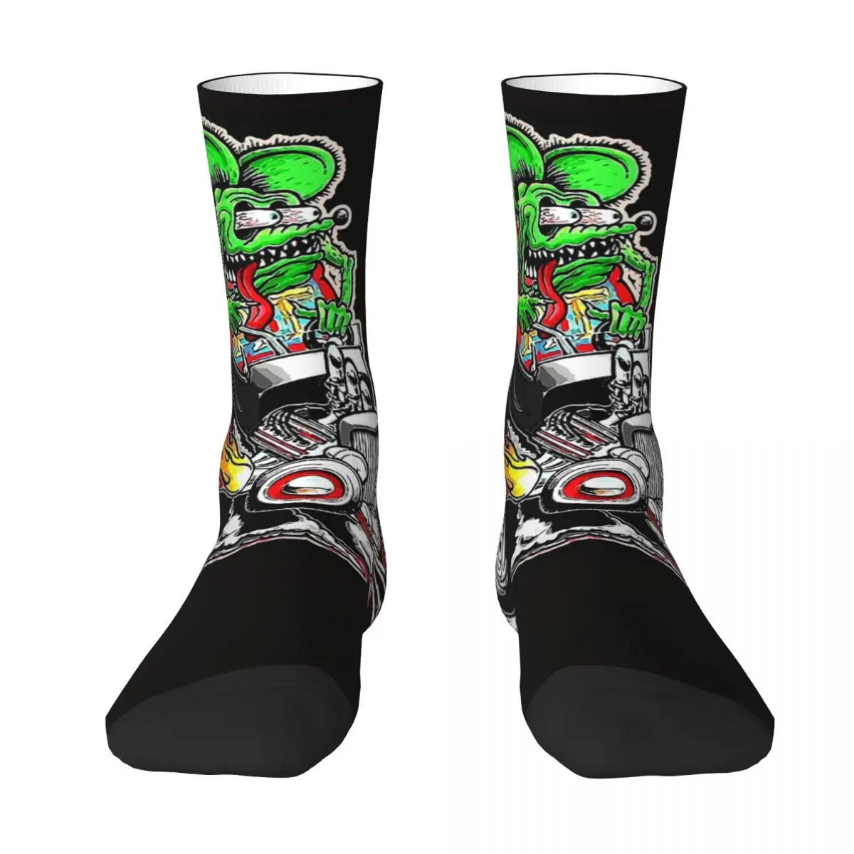 tales of the rat fink Rat Fink Merchandise Classic Men Women Socks Cycling Novelty Spring Summer Autumn Winter Stockings Gift