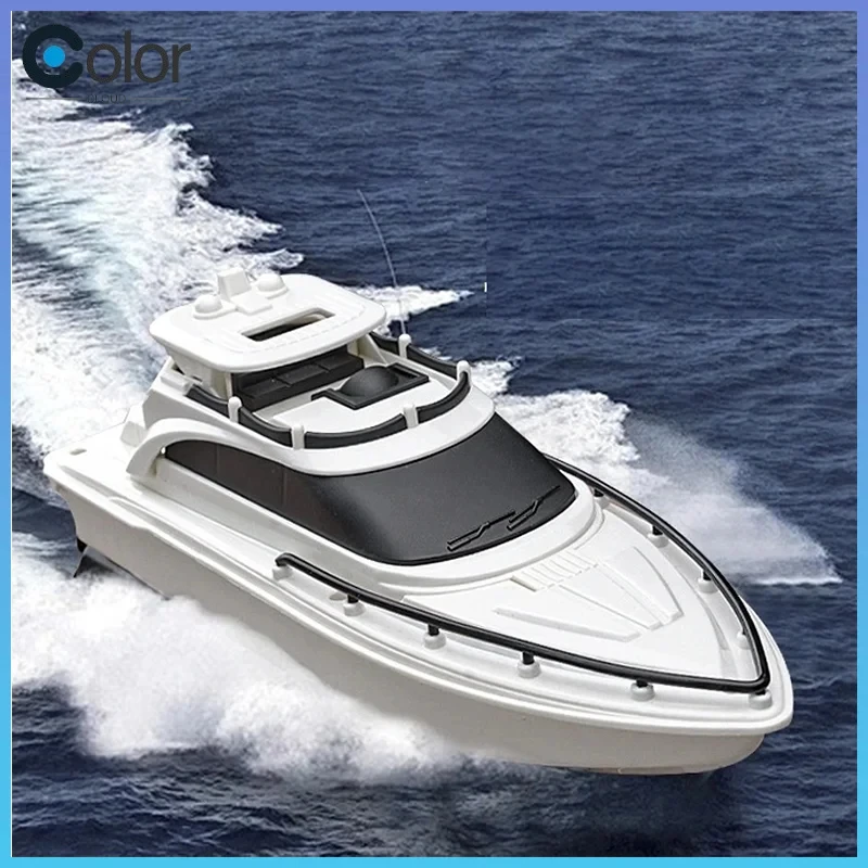 Remote Control Boats Can Be Launched To Simulate High-Speed Speedboats Electric Steamboats Water Park Toys Outdoor Pool Toys