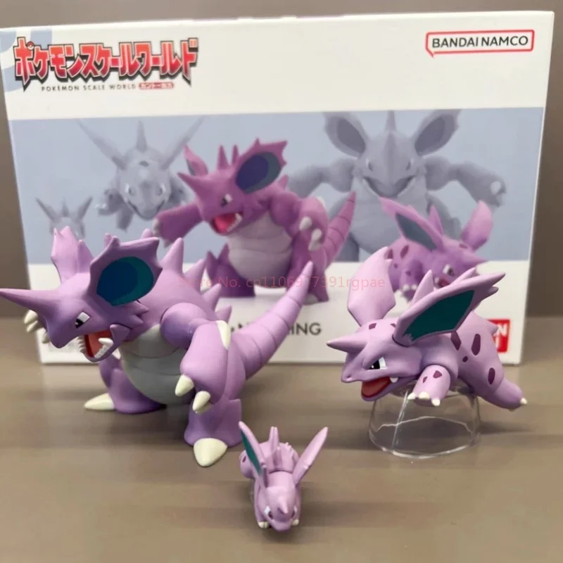 Bkm Nidoking Nidoqueen lindo Anime 1/20 Nidoking figura colección de estatuas de Pvc decoración de habitación modelo personalizado regalos de cumpleaños Juguetes