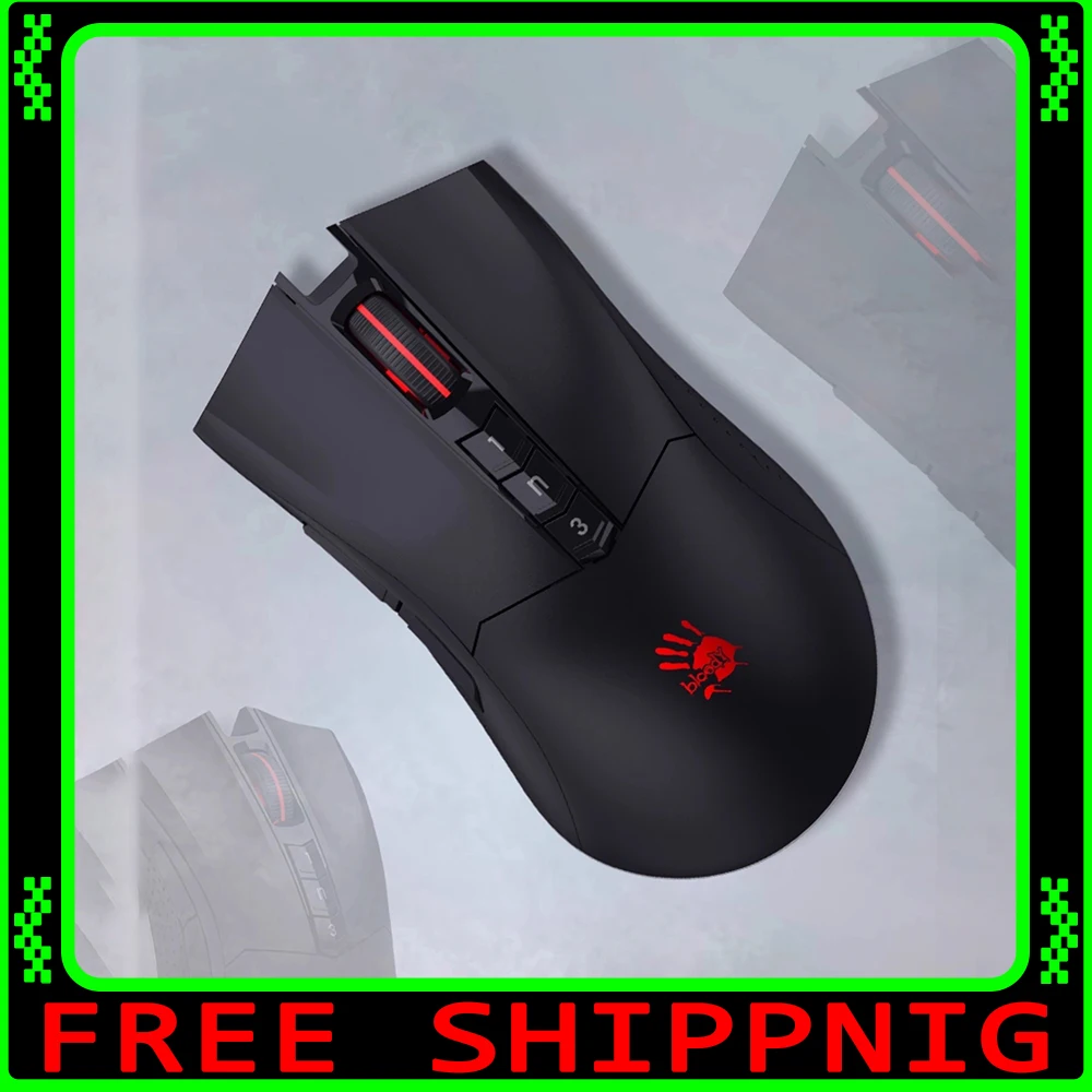 

Беспроводная мышь Bloody R90 PLUS для киберспорта, игровая мышь FPS с низкой задержкой, длительный срок службы, программирование макросов, подарки Valorant PUBG