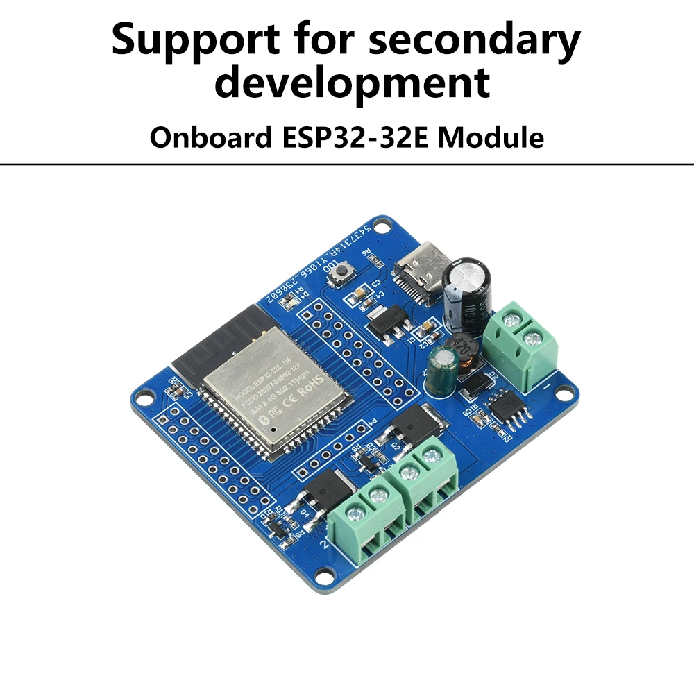 DC 5-60V ESP32 2/4-Way MOS Switch Module Single-Way Relay Module ESP32-32E Module WIFI Bluetooth Development Board UART Burning