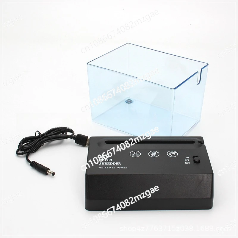 USB Mini Electric A6 Shredder Desktop Small Strip Cutter Household Simple Office Shredder