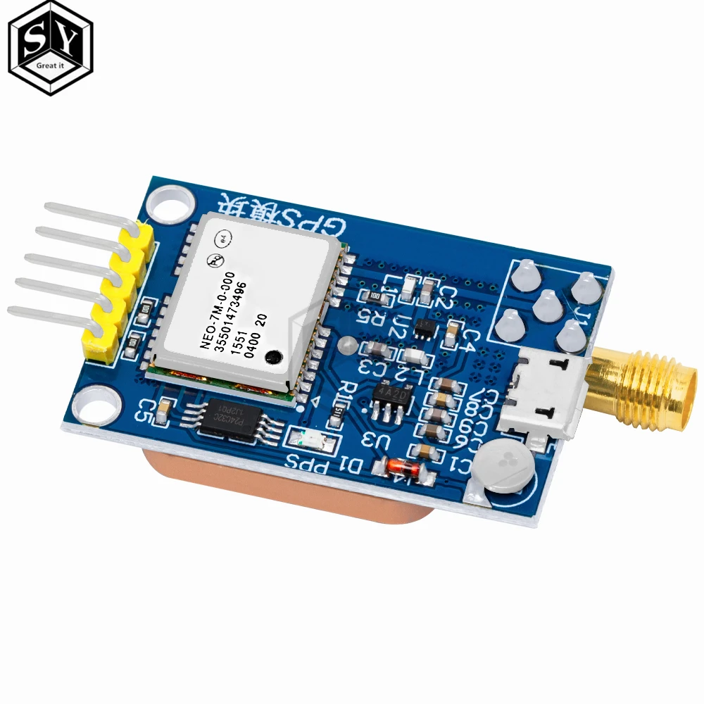 GPS Neo-6m وحدة تحديد المواقع عبر الأقمار الصناعية مجلس التنمية NEO-7M 7M NEO-8M neo-9m لاردوينو STM32 C51 51 MCU متحكم