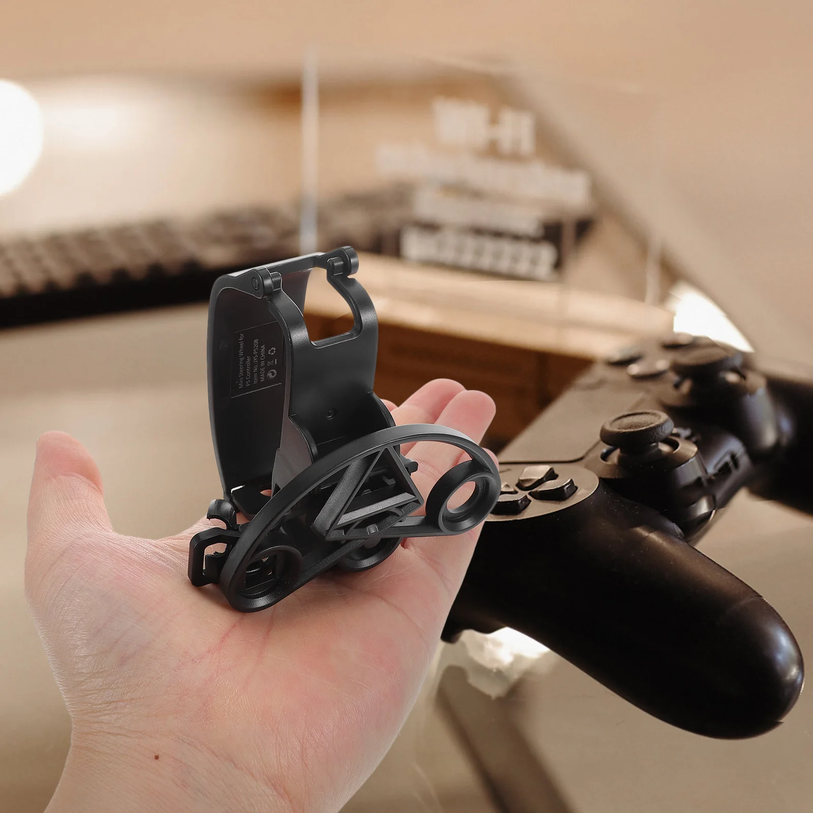 

Racing Steering Stand Adjustable Sturdy Bracket For Driving Gaming Steering Wheel Replacement Compatible With