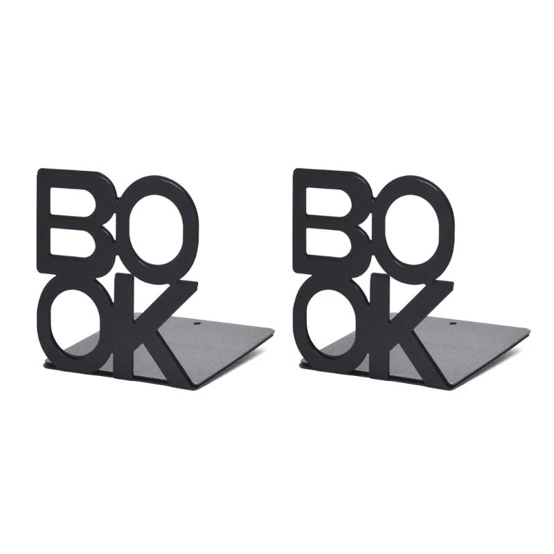 Book Ends, Booken HEAVE DOUDE BOEK END HOUDER VOOR DELVEN, METAL BOEK STOPPER