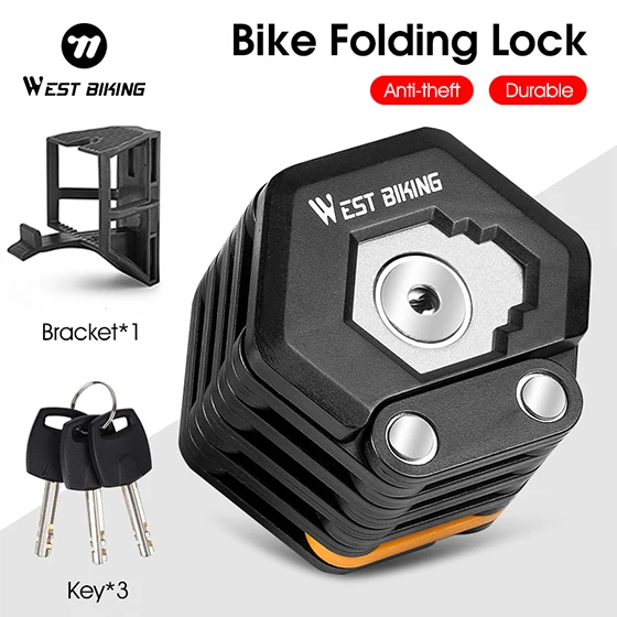 

Складной велосипедный замок MTB, дорожный велосипед, гамбургский замок, противоугонный электрический скутер, электронный велосипед, велосипедный цепной замок