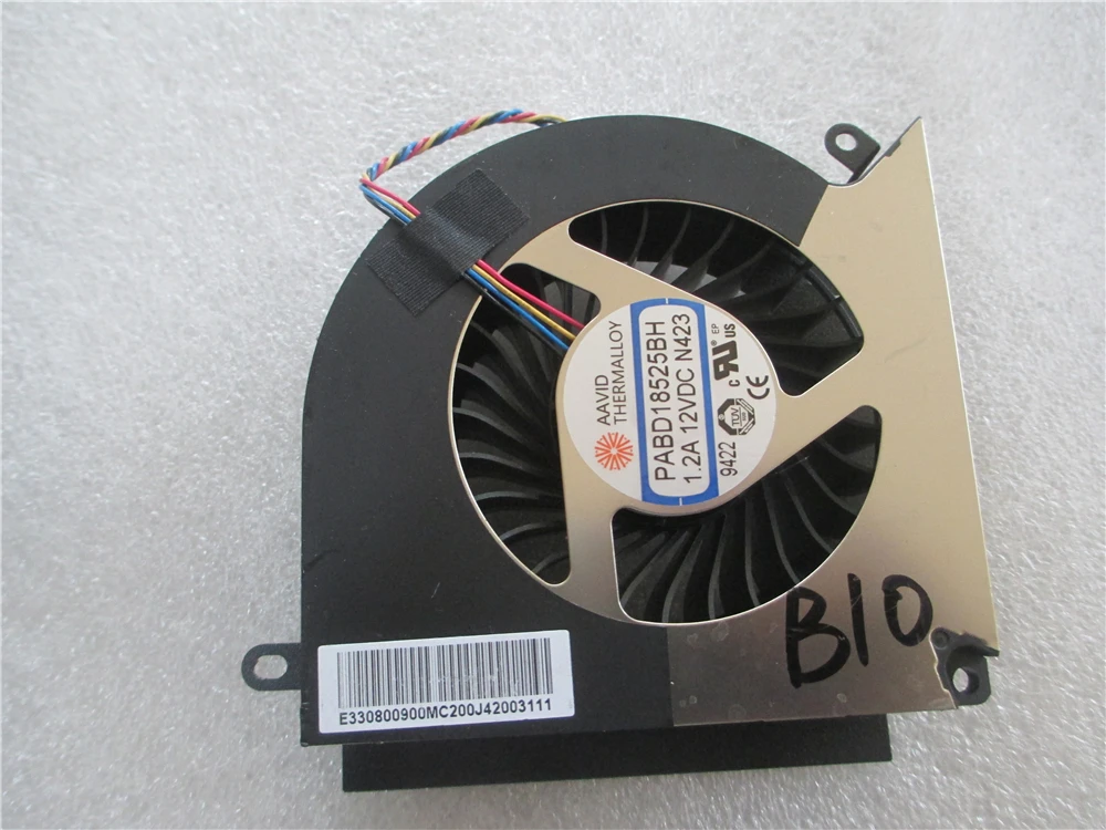 Imagem -02 - Ventilador para Msi Gt76 9sg Ms17h1 Gt76 9sg048cn I9-9900k Rtx2080 2070 Pabd18525bm N424 Pabd18525bh N423 Pabd0a308sh 1.0a 5vdc N422