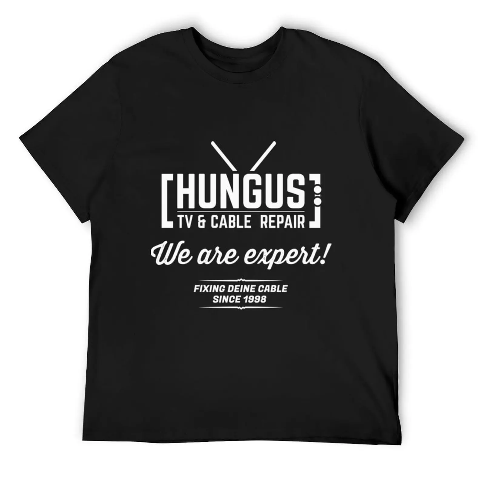 Hungus TV Cable Repair 2000 T-Shirt shirts graphic tee vintage cotton t shirt men