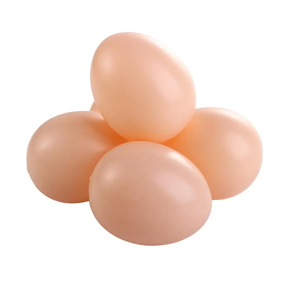 DIY Graffiti Egg Hen Poultry Hatch Breeding Simulation Hen Easter Egg Educational Artificial Eggs Fake Chicken Eggs