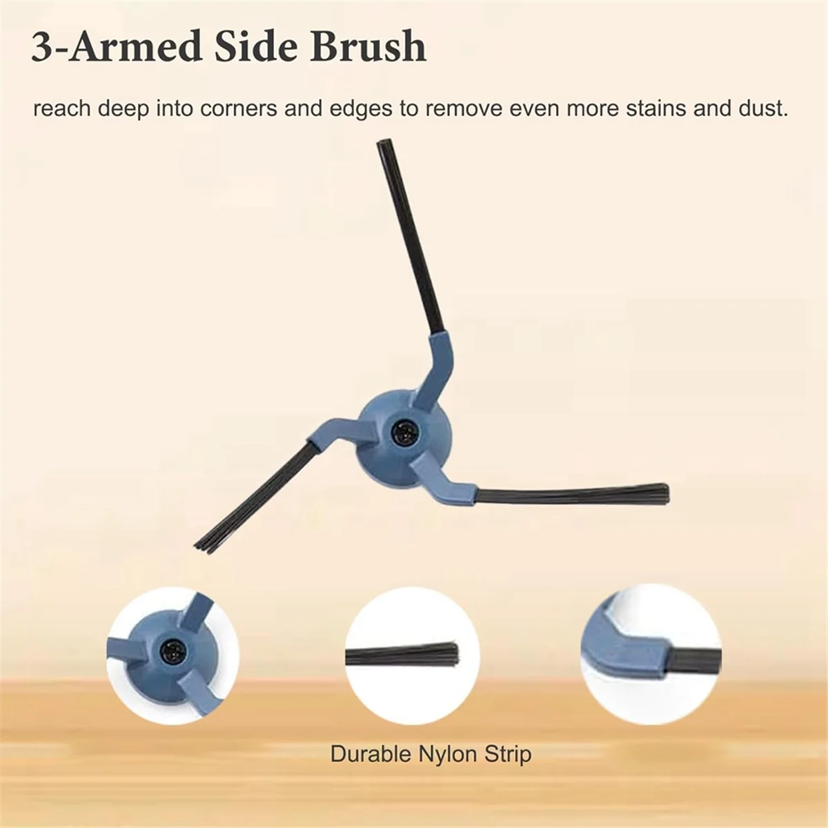 Top-rFor Eufy X10 Pro Omni Robot Vacuum Cleaner Side Brush Accessories Spare Parts 24