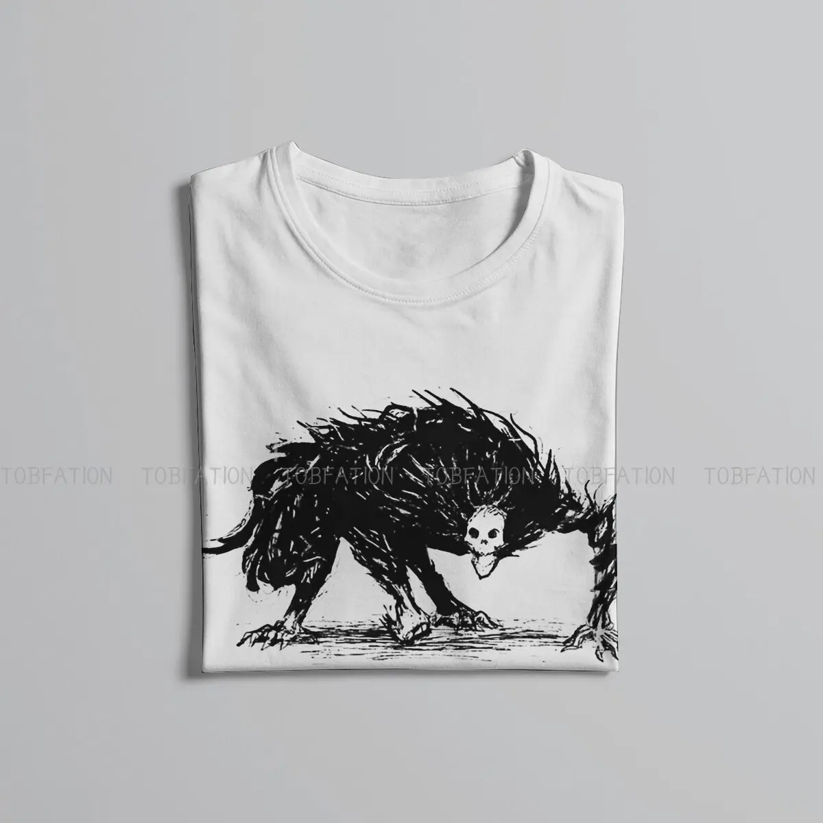 Dark Beast Fashion TShirts Bloodborne Game Soul Male Graphic Pure Cotton Streetwear T Shirt O Neck