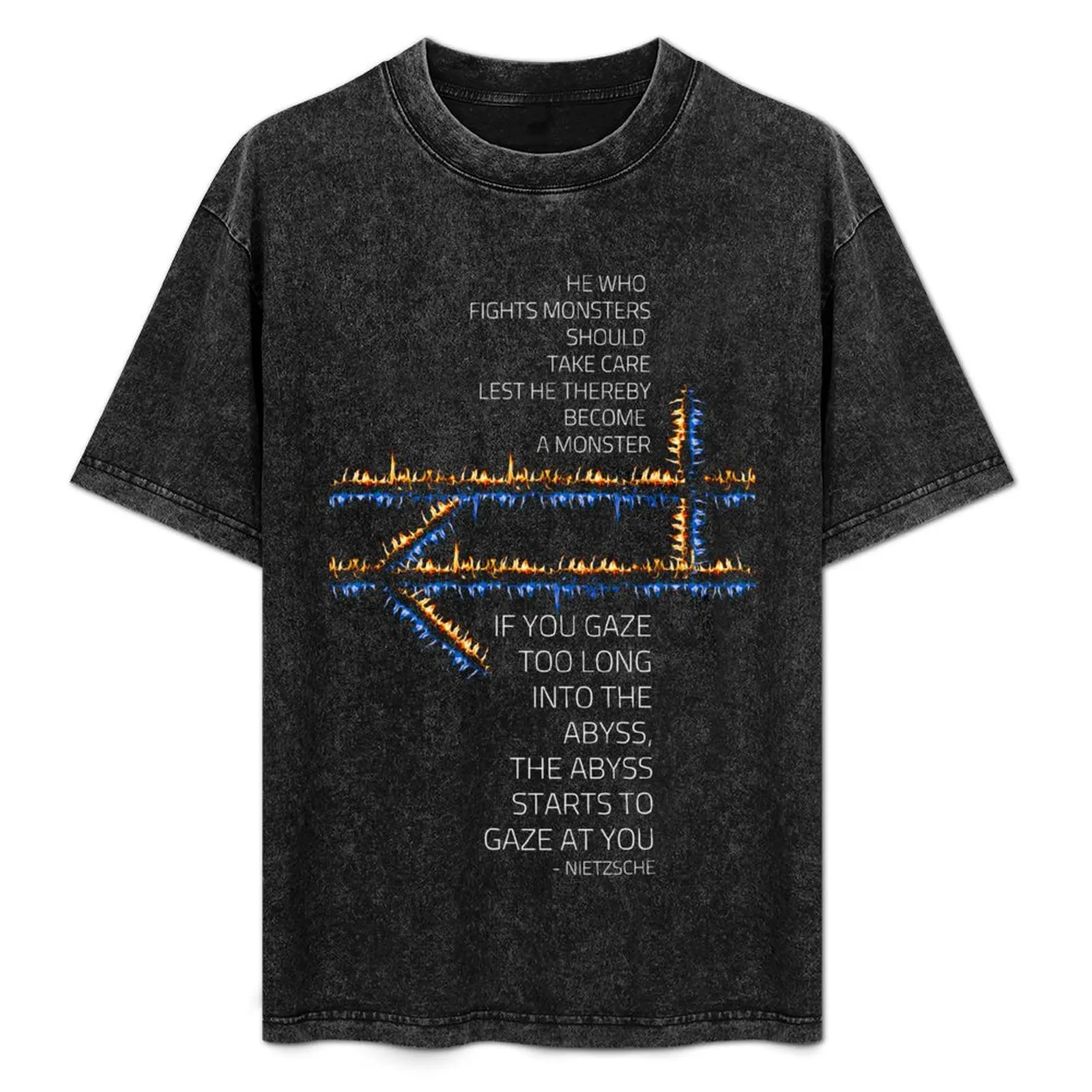 

He who fights with monsters - Nietzsche - Fantasy T-Shirt Cool Dry Performance T-Shirt