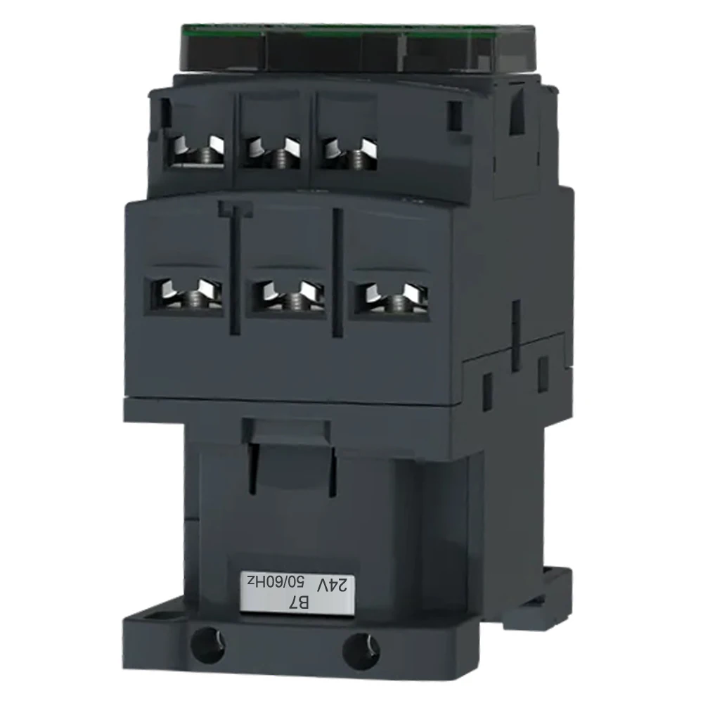 Black LC1D32B7 AC electric magnetic Contactor 3P 3NO LC1-D32B7 32A 24V AC coil
