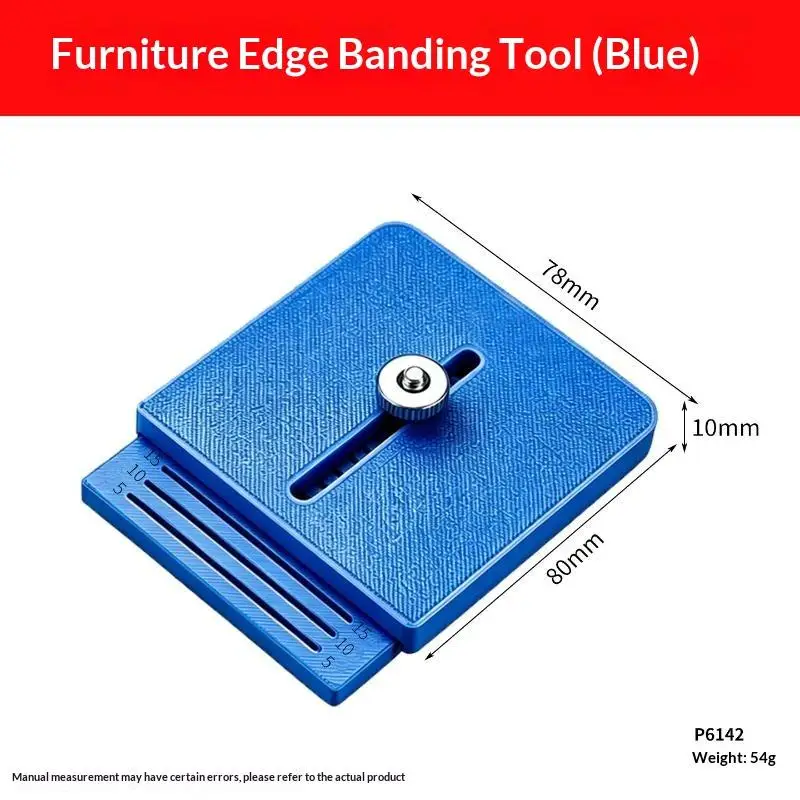 Edge Trimming Guide Adjustable Portable Cutting Template Tool for DIY Edge Banding Wrap Woodworking Projects