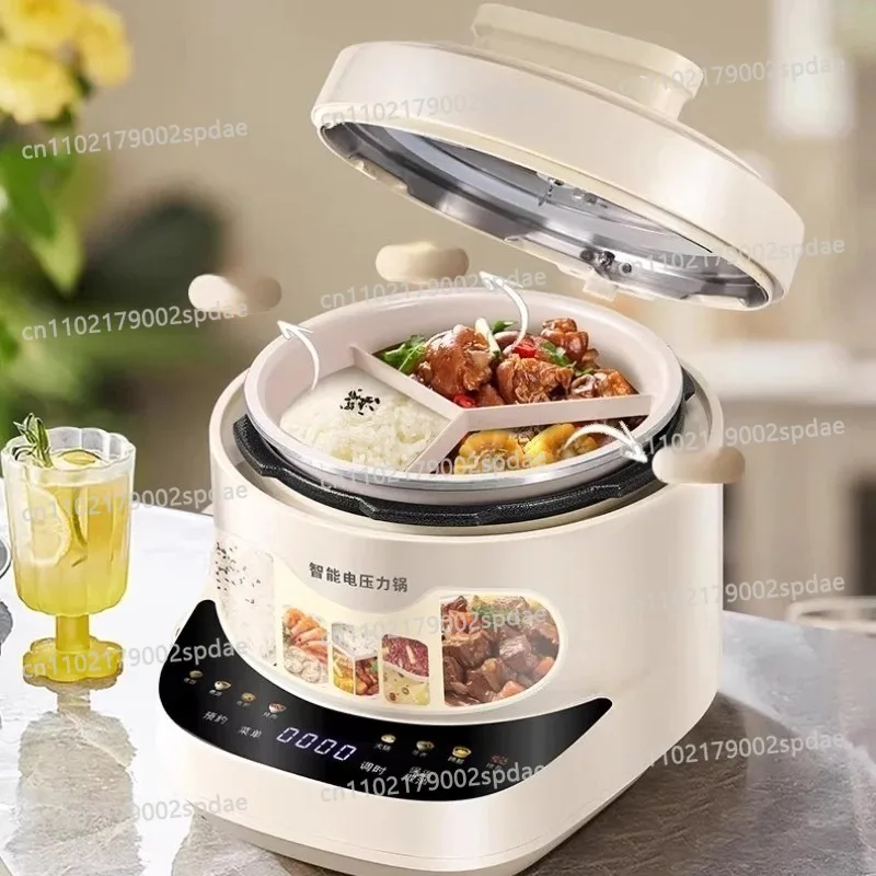 3L Multi Functional Electric Pressure Rice Cooker Double Inner Pot 2 In 1 Household Kitchen Cooking Equipment