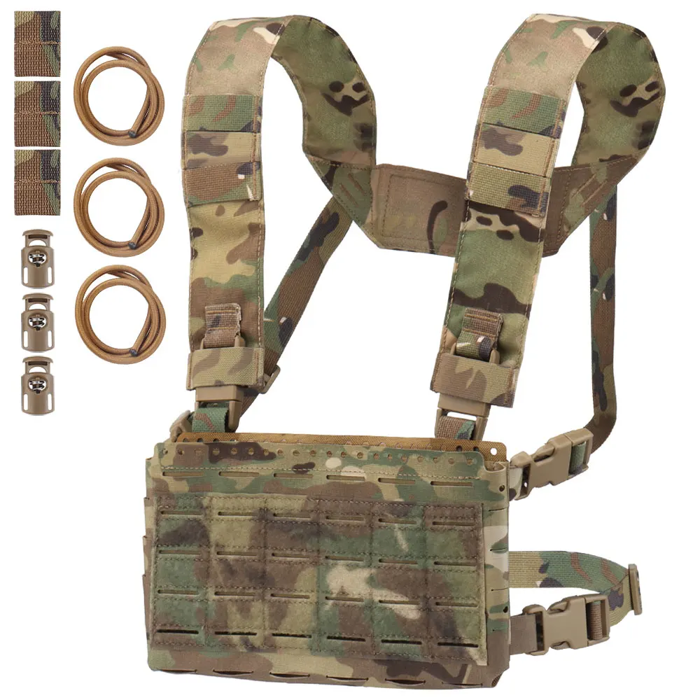 

Airsoft Tactical Vest MK5 Chest Rig 5.56 Triple Magazine Pouch Molle System Hunting Vest Plate Carrier Equipment