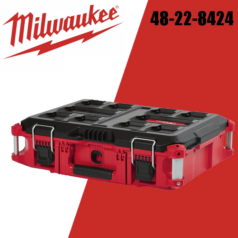 Milwaukee Tool Box 48-22-8424/48-22-8425/48-22-8426  PACKOUT Stackable Combination Containment 1 piece Hard shell Case