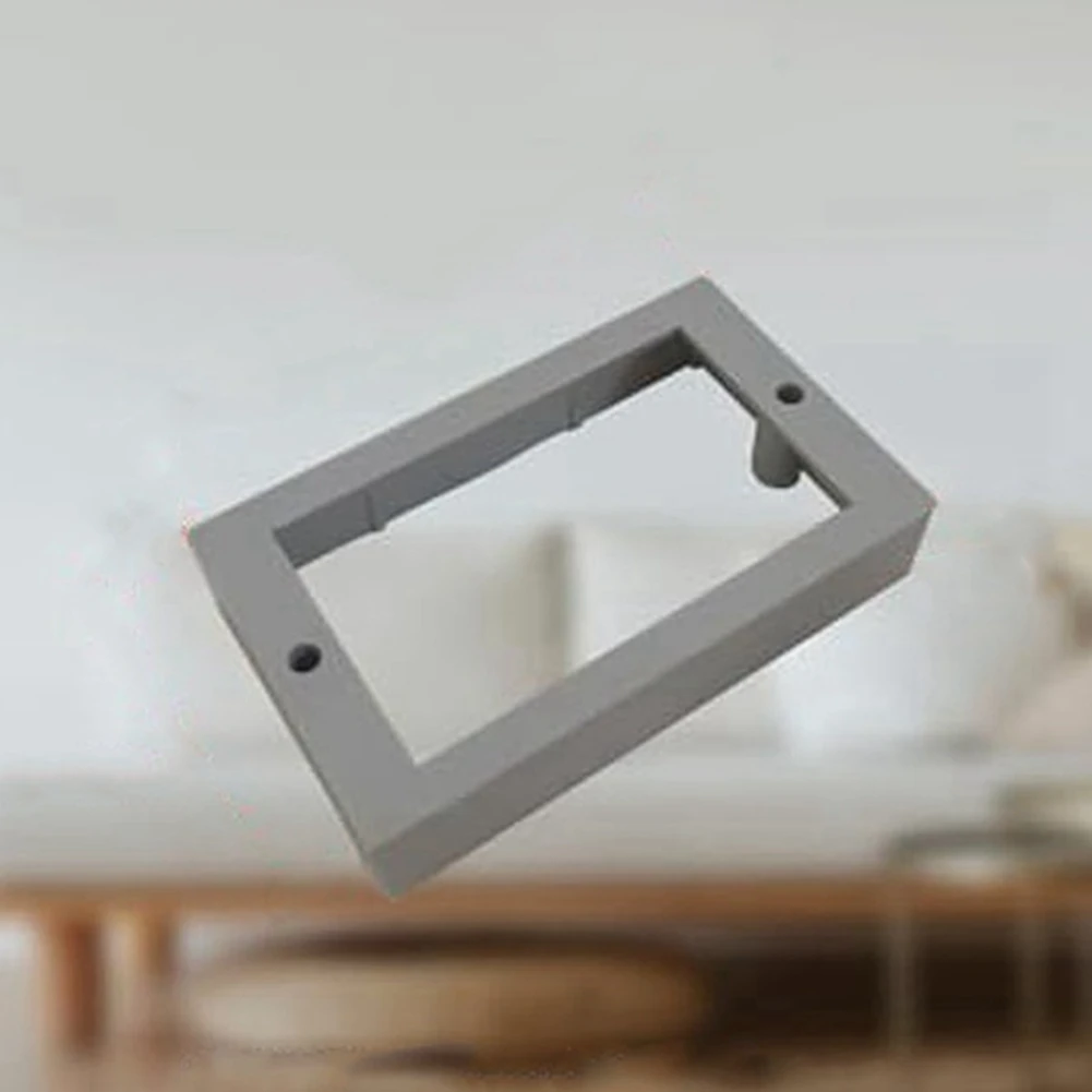 B03C-5Pcs 1/2Inch Single Gang Receptacle Outlet Box Extenders, Electric Outlet Extender Box With 10Screws Receptacle Extender