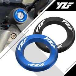 Motorcycle Keyhole Cover Throttle Cover Decorative Ring Key Hole Ring CNC Aluminum FOR YAMAHA YZF YZFR6 YZF-R25 YzFR3 R15 R125