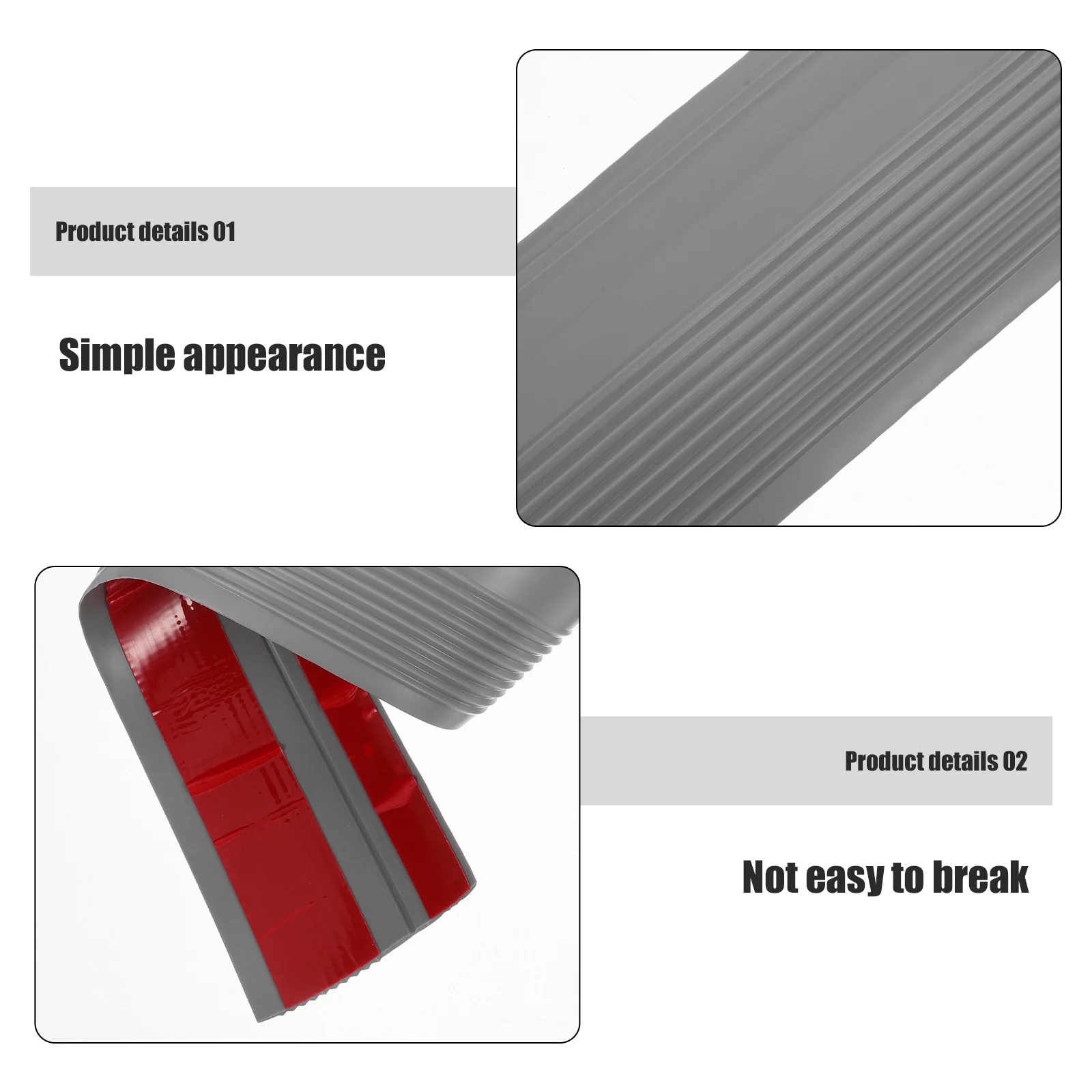 مكافحة زلة درج قطاع درج الأنف حافة تقليم ذاتية اللصق الدرج خطوة حامي عدم الانزلاق داخلي متفوقا استبدال #4