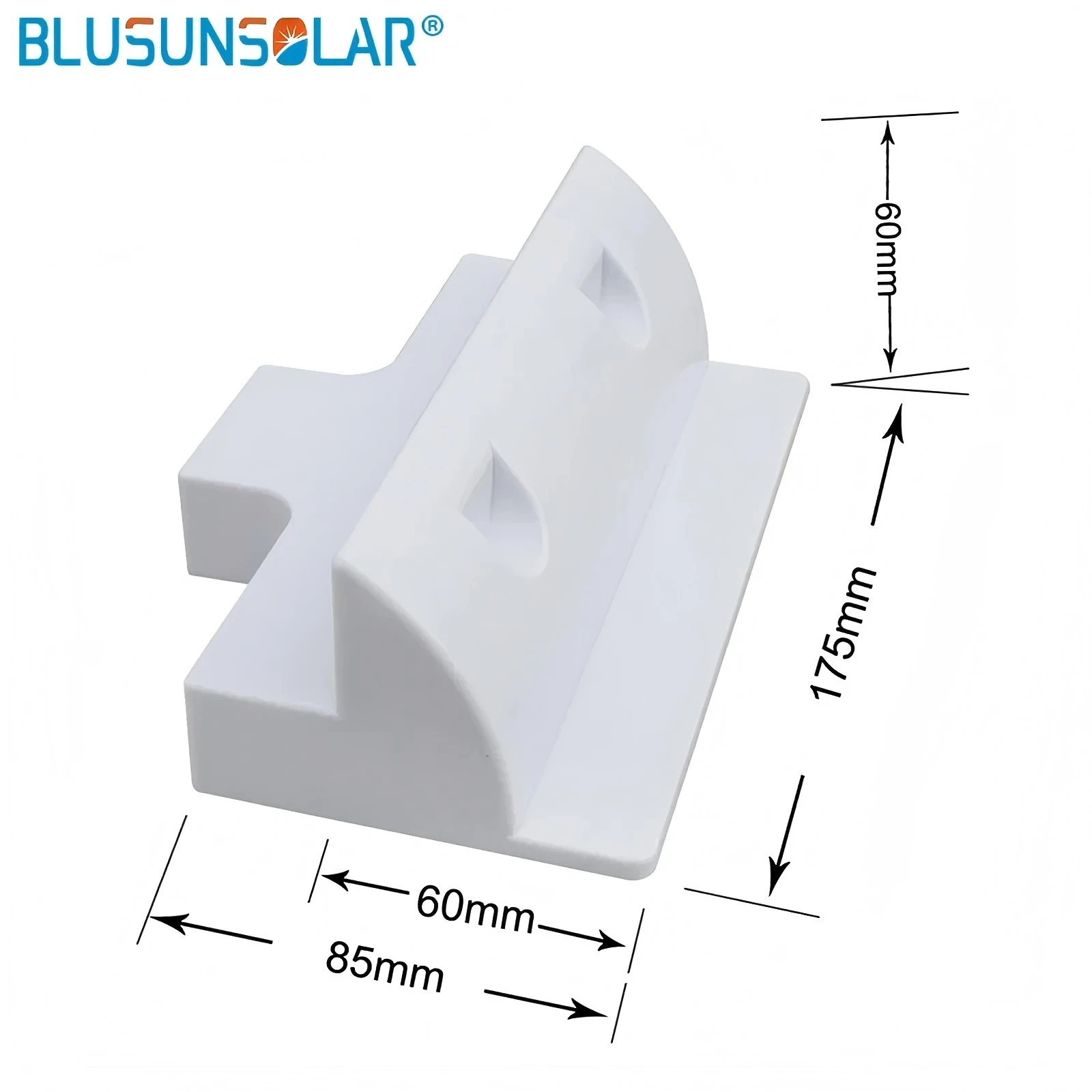

Shipping from European warehouse ABS Solar Panel Mounting Bracket Kits Cable Entry Gand Ideal for Caravan Motorhome RV Boat Vehi
