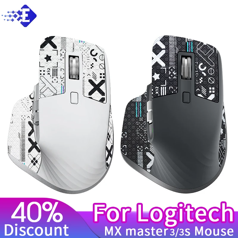 1pc Maus Anti-Rutsch-Aufkleber Maus Griff Klebeband Skate hand gefertigte Aufkleber rutsch feste Eidechse Haut saugen Schweiß für Logitech MX Master3/3s