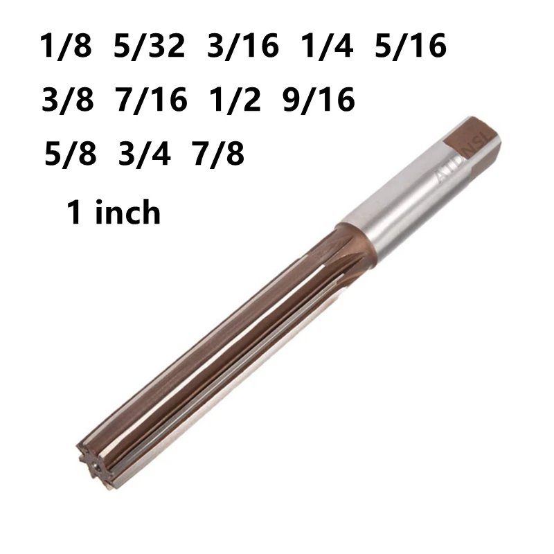 Alargador de Fresagem de Mandril de Haste Reta Cnc Alargador de Mão h7 Hss 16 16 32 16 16 Polegada 3175 mm