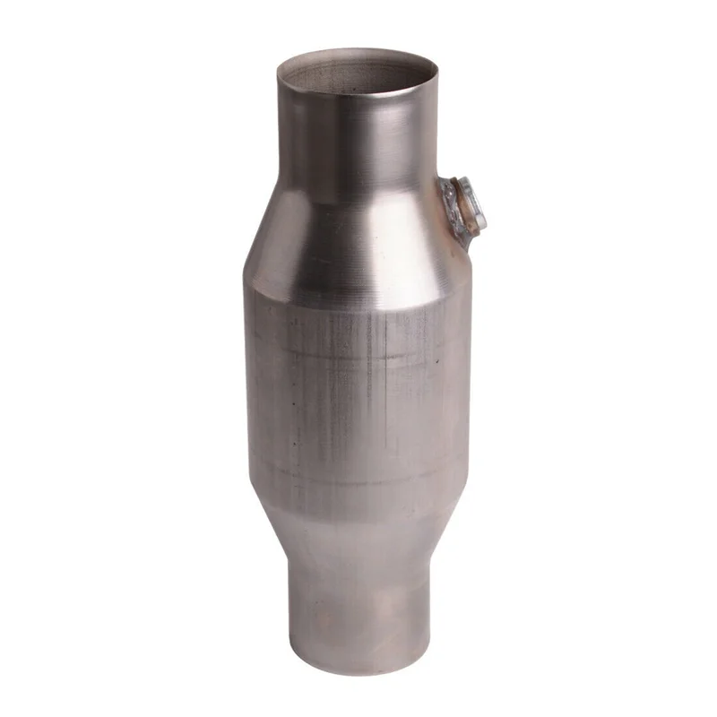 

NEW-4Pcs 2.5Inch Spun Universal Catalytic Converter High Flow Stainless Steel 425250 Exhaust Catalytic Converter