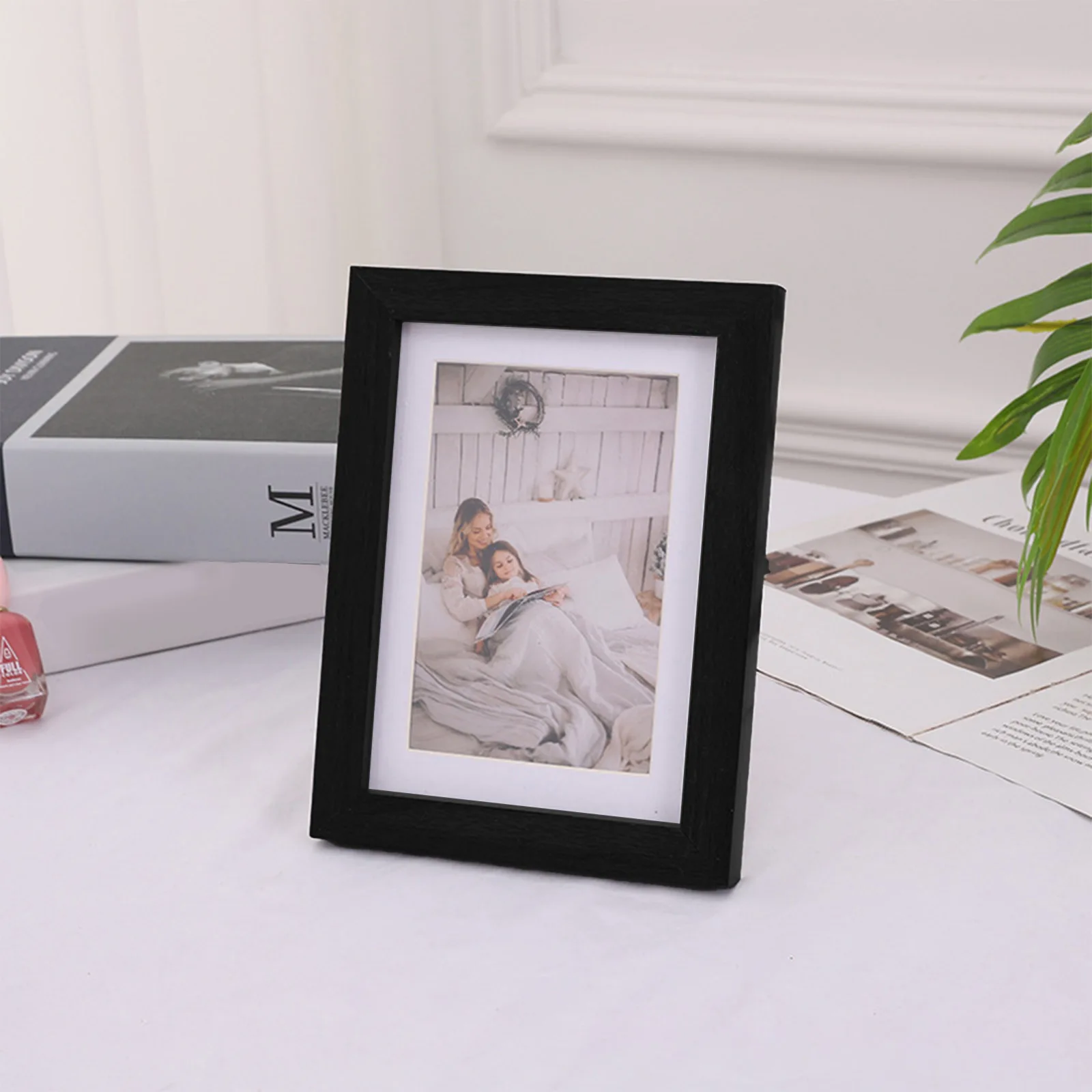 Photo Frame Picture Frame Plastic Poster Frame Practical To Use 1pcs 4*6 Inches Black Classic Style Decorate Hom