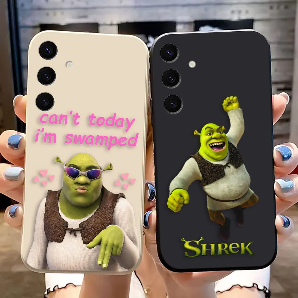 Hot Movie S-Shrek Cover Phone Case For Samsung Galaxy S24 S23 S22 S21 S20 S10 FE PLUS ULTRA Color TPU Case Coque Funda Capa