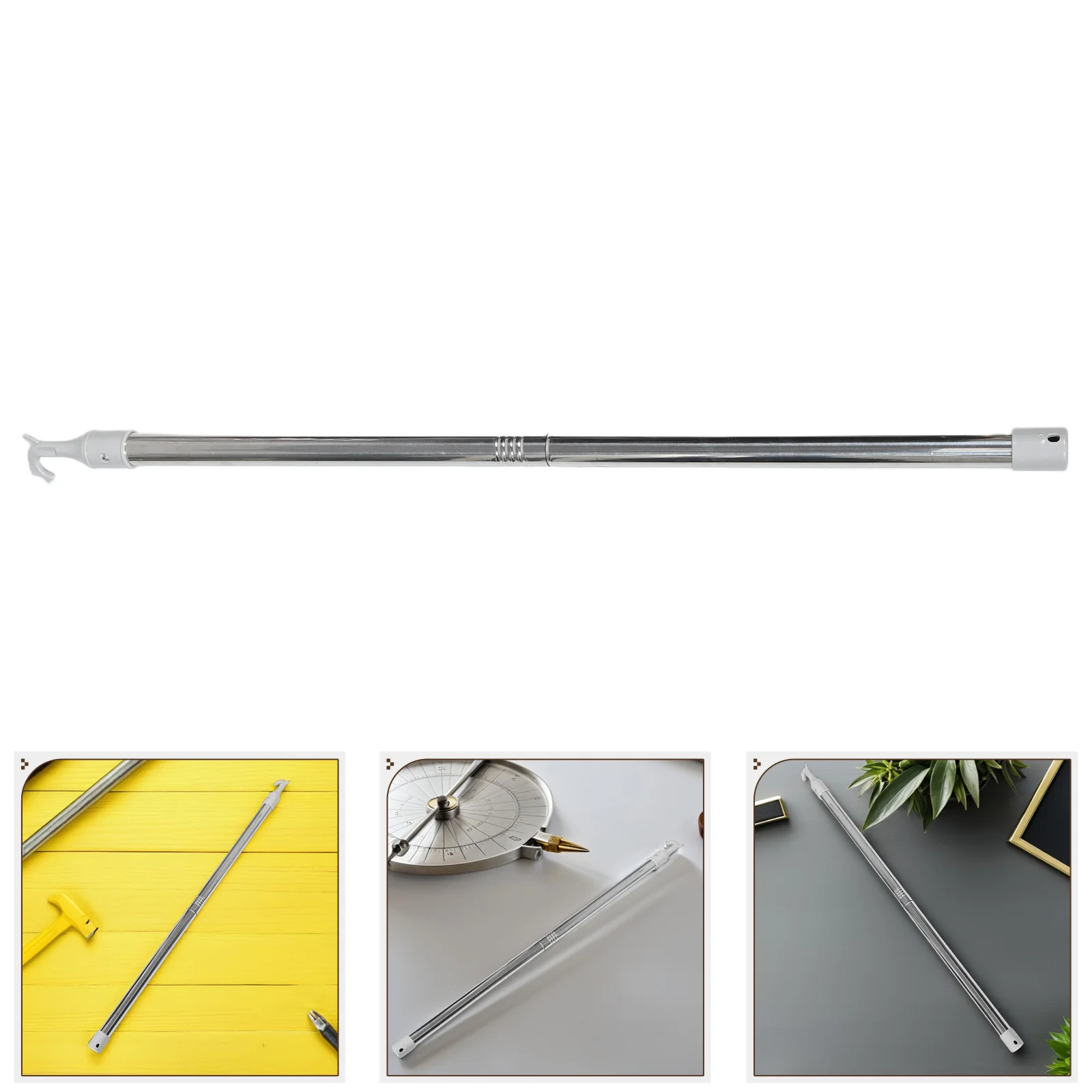 

Blind Pull Pole Stainless Steel Window Draw Rod For Curtain Shade Opener Push Pull Wand Awning Tool Drapery Opening Pole