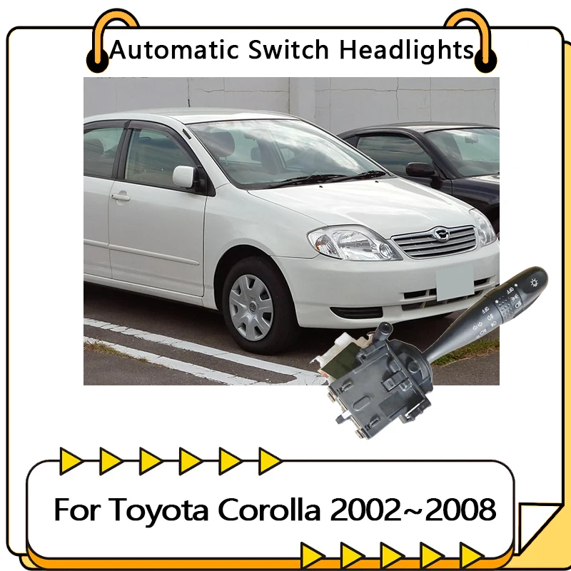 For Toyota Corolla E120 E130 Mk9 Allex 2002~2008 Car Turn Switch Stalk Head Light Indicator auto parts Adjustment Front Fog