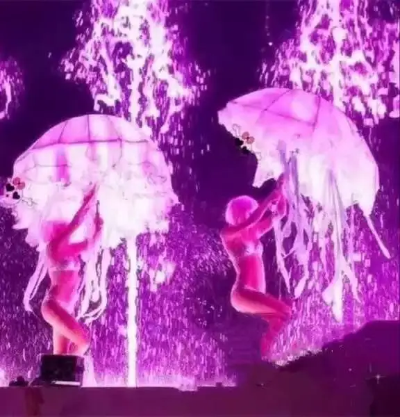 

LED light jellyfish umbrella modeling show dance team gogo light props party props halloween christmas pary props