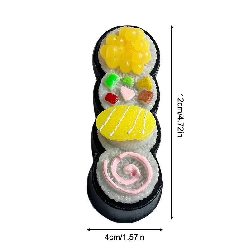 Simulação criativa sushi squeeze brinquedo salmão sushi beliscar ventilação brinquedos recuperação lenta descompressão brinquedos macios presentes do festival