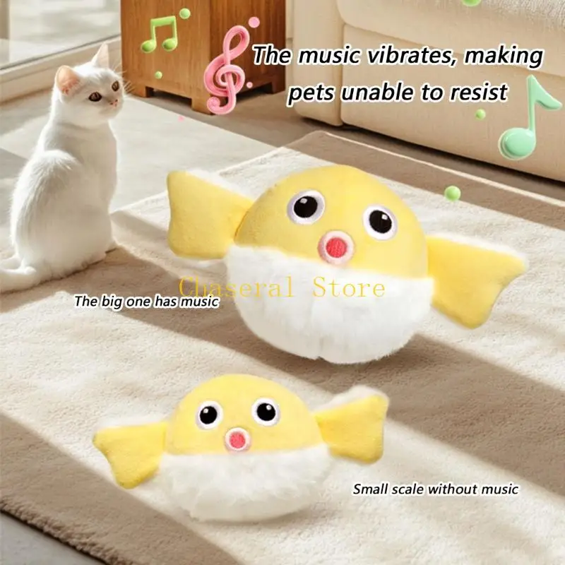 E7CE Adorable Fuzzy Animal Toy That Vibrates And Plays Sounds