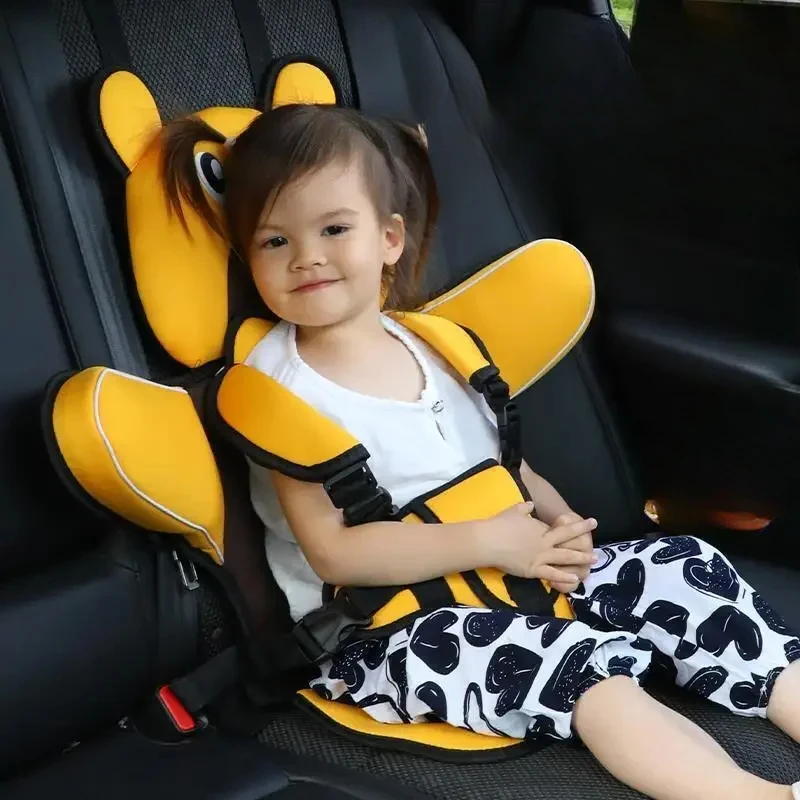 

Child Car Seat Cushion, Portable and Easy to Use, Baby Safety Seat Belt Fixing Cushion, Ideal for Multiple Vehicle Types