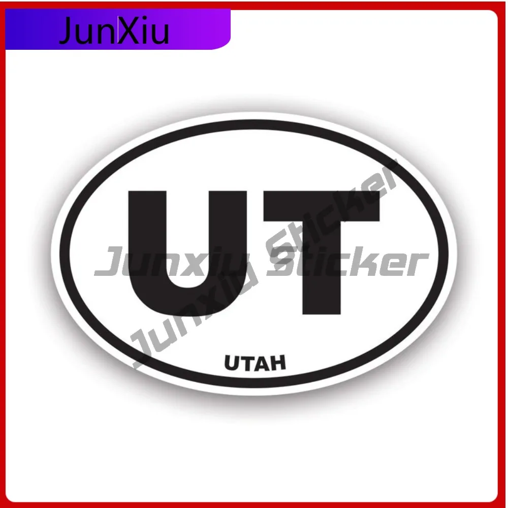 

Amazing Classic Utah Euro Oval Sticker Uv Protected Decalsut Car Decal Uv Resistant Sunproof Best For Truck Front